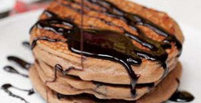 Chocolate Pancakes : Celebrating the Irresistible Charm Stacked with Love
