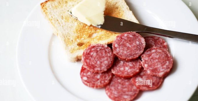 Salami Toast Delight: Savor the Bold, Flavorful, and Nutritious Treat