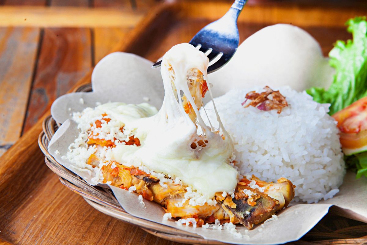 Ayam Geprek Mozzarella