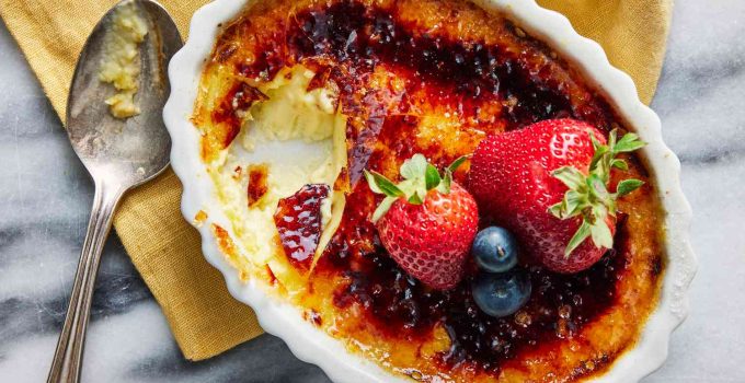 Creme brulee Pencuci Mulut yang Menggoda Selera