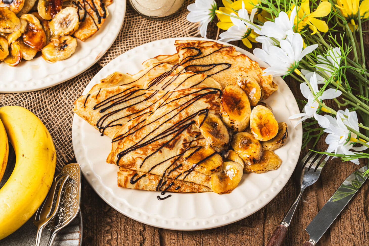 Crepes Banana Split