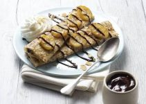 Crepes Banana Split, Perpaduan Pisang, Cokelat, dan Es Krim yang Bikin Susah Berhenti